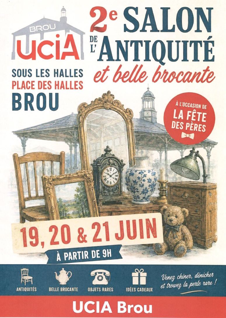2ème Salon de l’Antiquité et belle brocante Brou