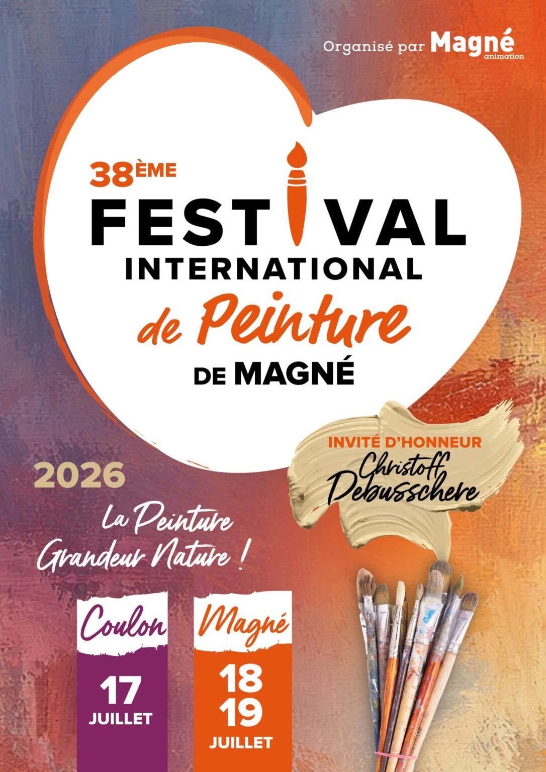 38ème Festival international de peinture de Magné Magné Magné 2026-07-18