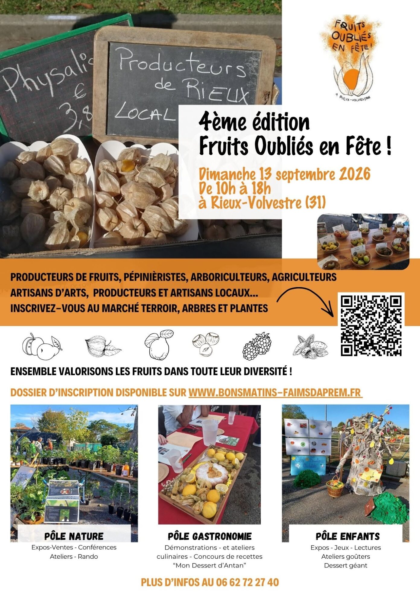 4ÈME ÉDITION DES FRUITS OUBLIÉS EN FÊTE  Rieux-Volvestre