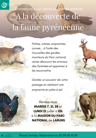 A la découverte de la faune pyrénéenne Maison du parc national des Pyrénées Laruns