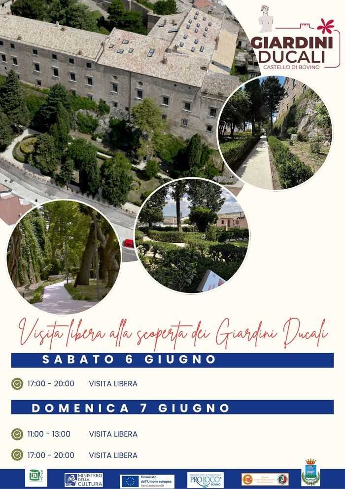 À la découverte des jardins ducaux de Bovino (FG), Giardini Pensili nel Castello Ducale di Bovino (FG), Bovino