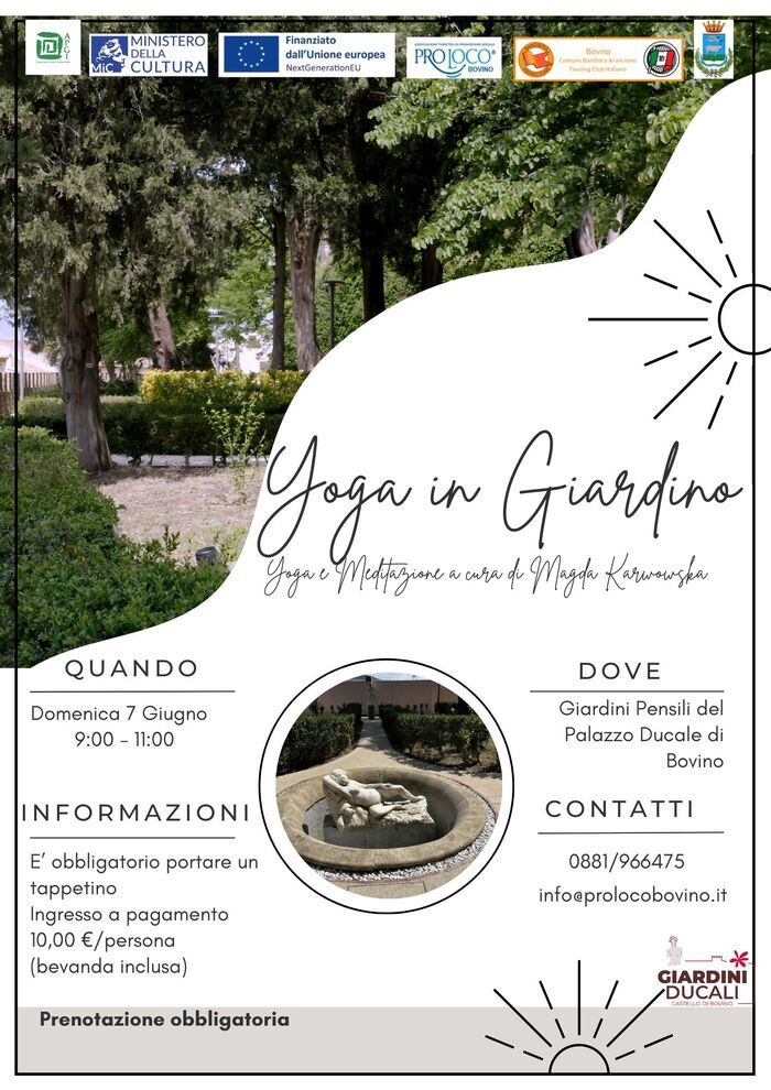 À la découverte des jardins ducaux de Bovino (FG), Giardini Pensili nel Castello Ducale di Bovino (FG), Bovino