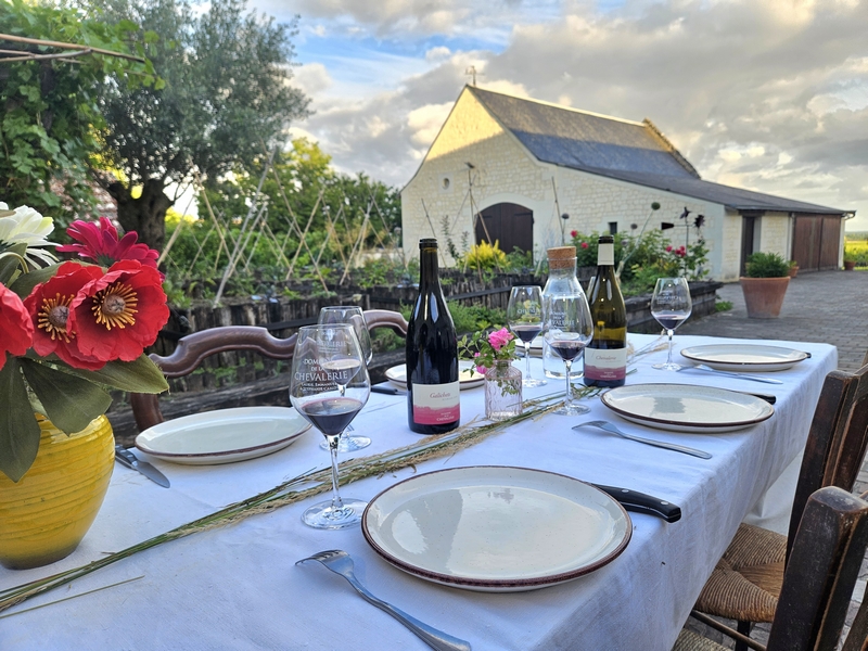 À table avec le vigneron au Domaine de la Chevalerie  Restigné