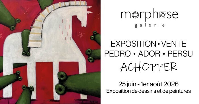 Achopper – Une exposition de dessins et de peintures Galerie Morphose Nantes