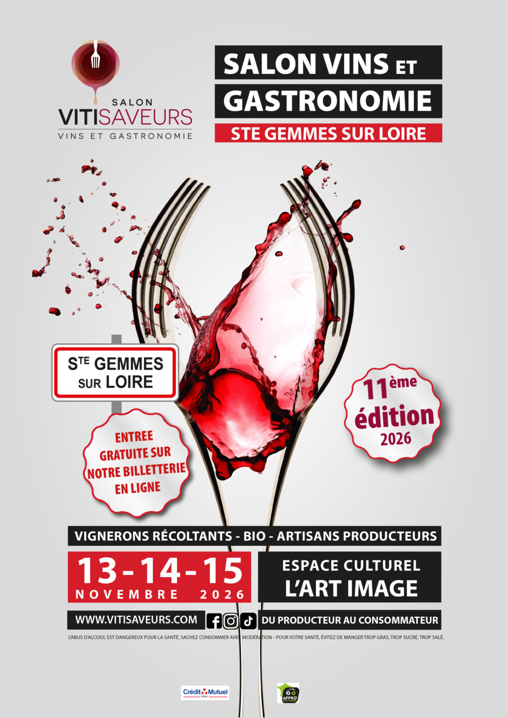 Salon Vitisaveurs à Ste Gemmes sur Loire : Vins & Gastronomie Espace Culturel – L’Art Image