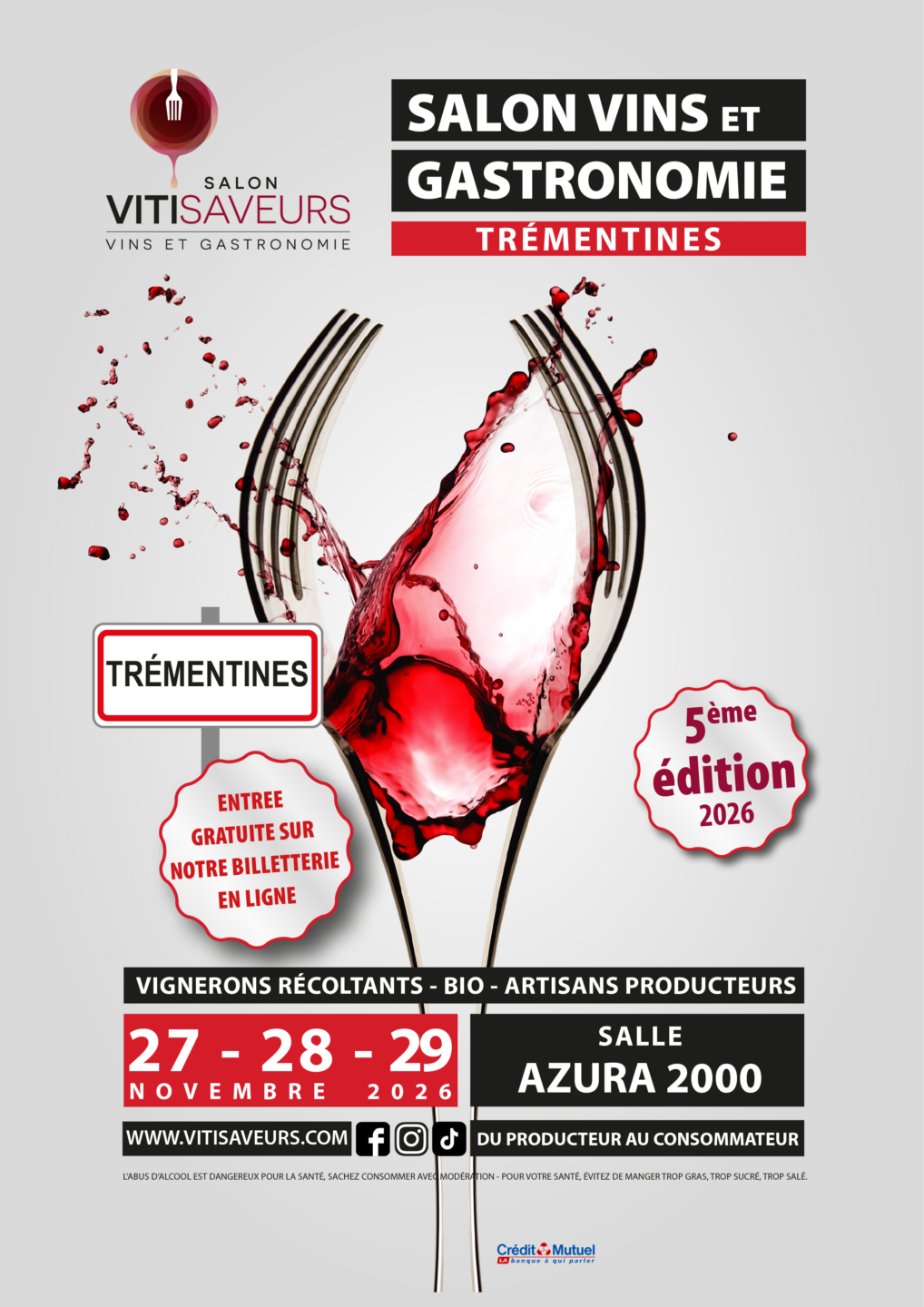 Salon Vitisaveurs à Trémentines : Vins & Gastronomie Salle Azura 2000