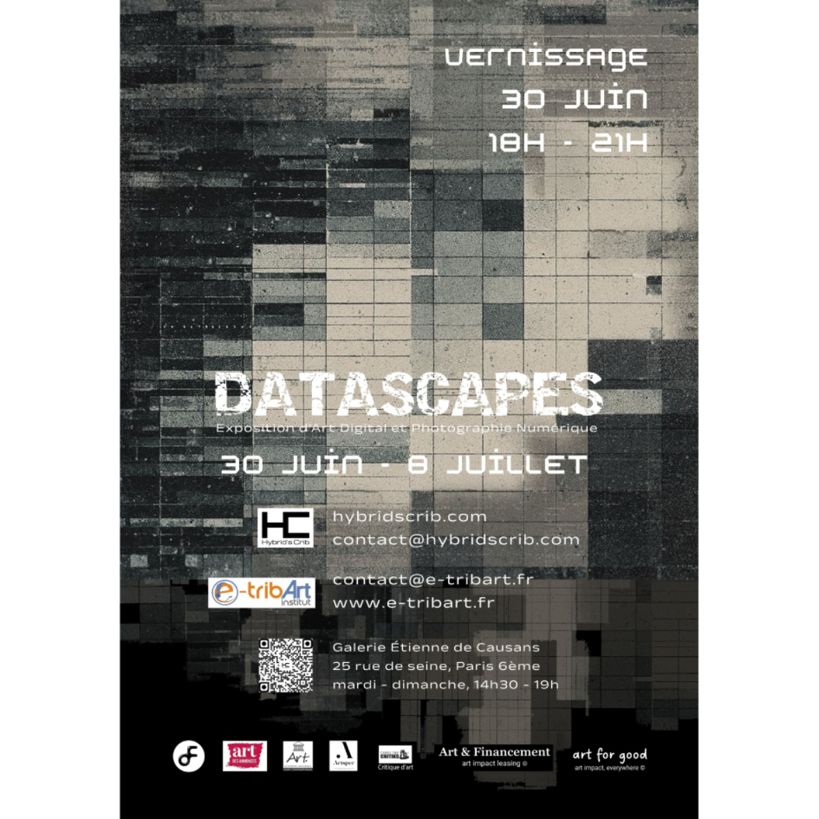 Datascapes Galerie Etienne De Causans Paris