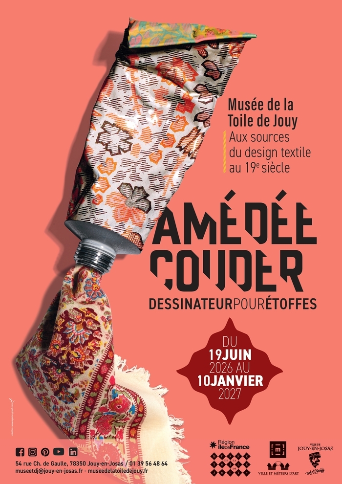 Amédée Couder. Dessinateur pour étoffes. Aux sources du design textile au 19e siècle. Musée de la Toile de Jouy Jouy-en-Josas