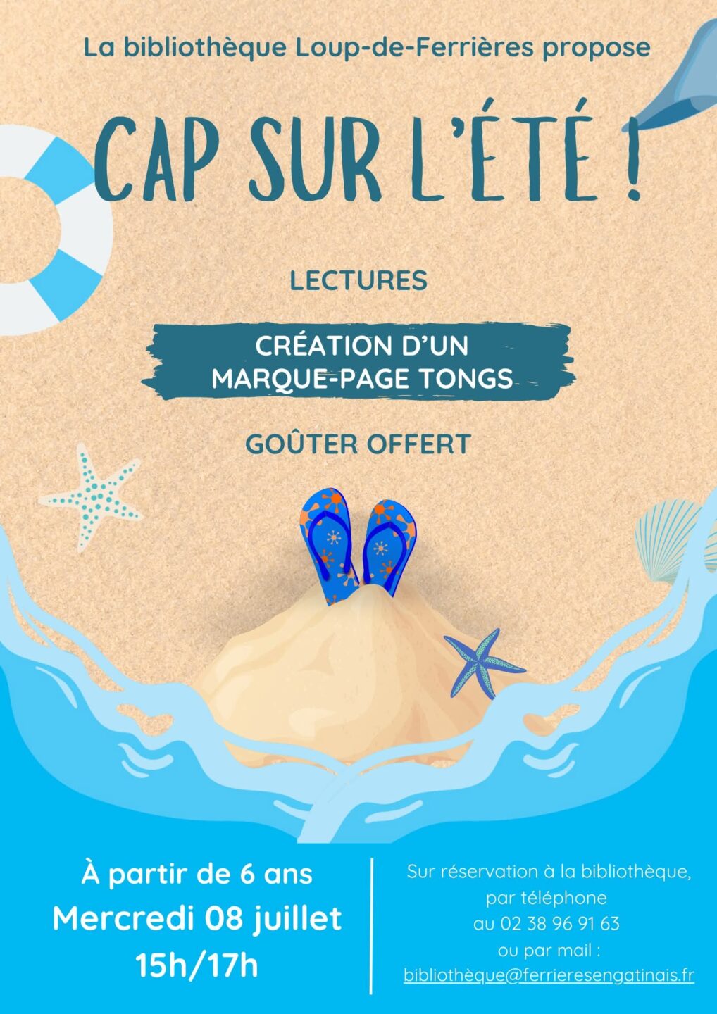 Animation Cap sur l&rsquo;été  Ferrières-en-Gâtinais