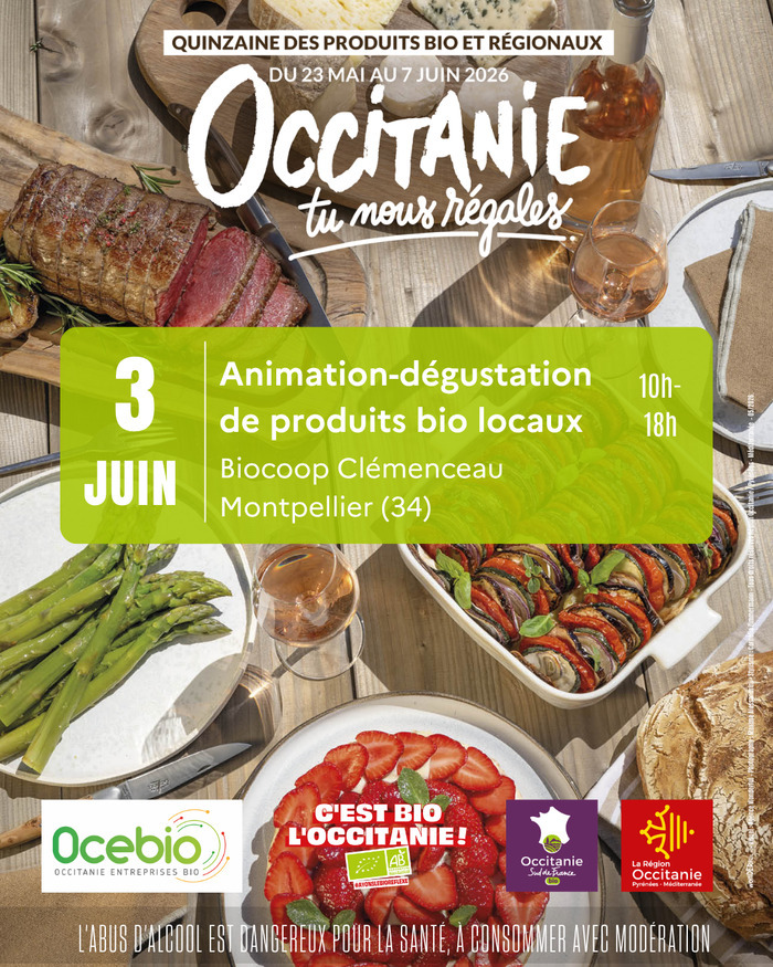 Animation-dégustation à Biocoop Vivez Nature Fronton, BIOCOOP VIVEZ NATURE FRONTON, Fronton