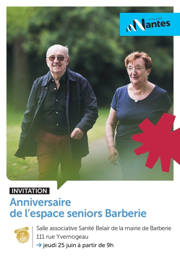 Anniversaire de l’espace seniors Barberie Espace seniors Barberie Nantes