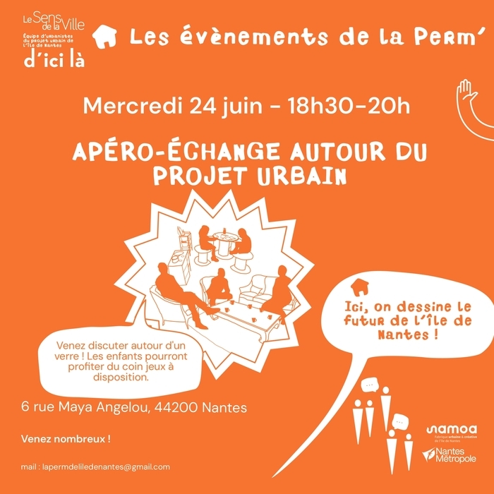 Apéro-discussion : prenez part au projet ! La Perm’ Nantes