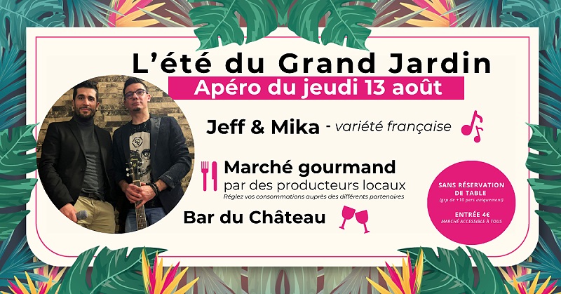 Apéro du jeudi 13 juillet Jeff & Mika Joinville