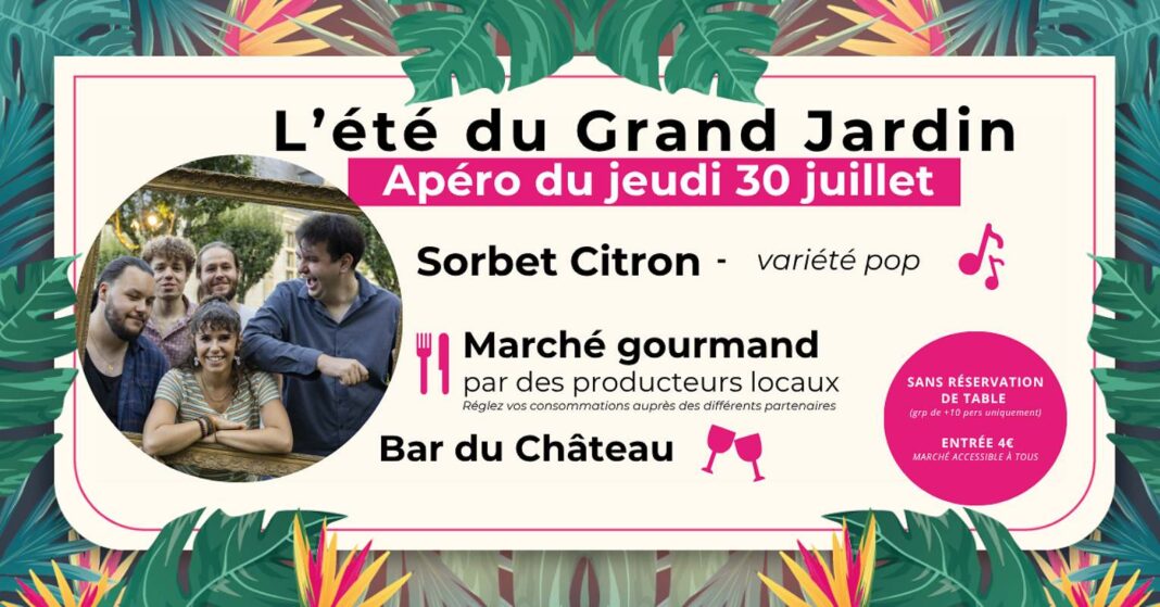 Apéro du jeudi 30 juillet Sorbet Citron Joinville