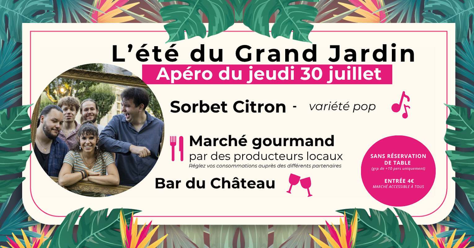 Apéro du jeudi 30 juillet Sorbet Citron Joinville