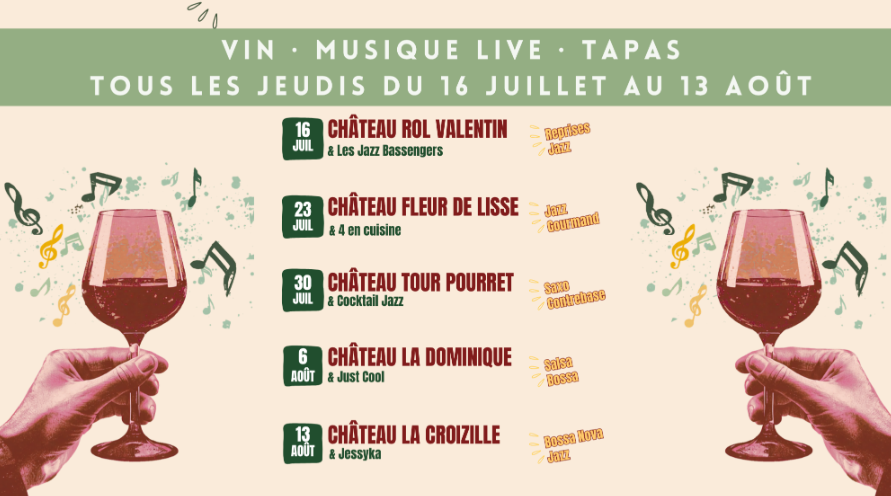 Apéro'Châteaux Château La Dominique 3180 Route de Vachon Saint-Émilion 2026-08-06