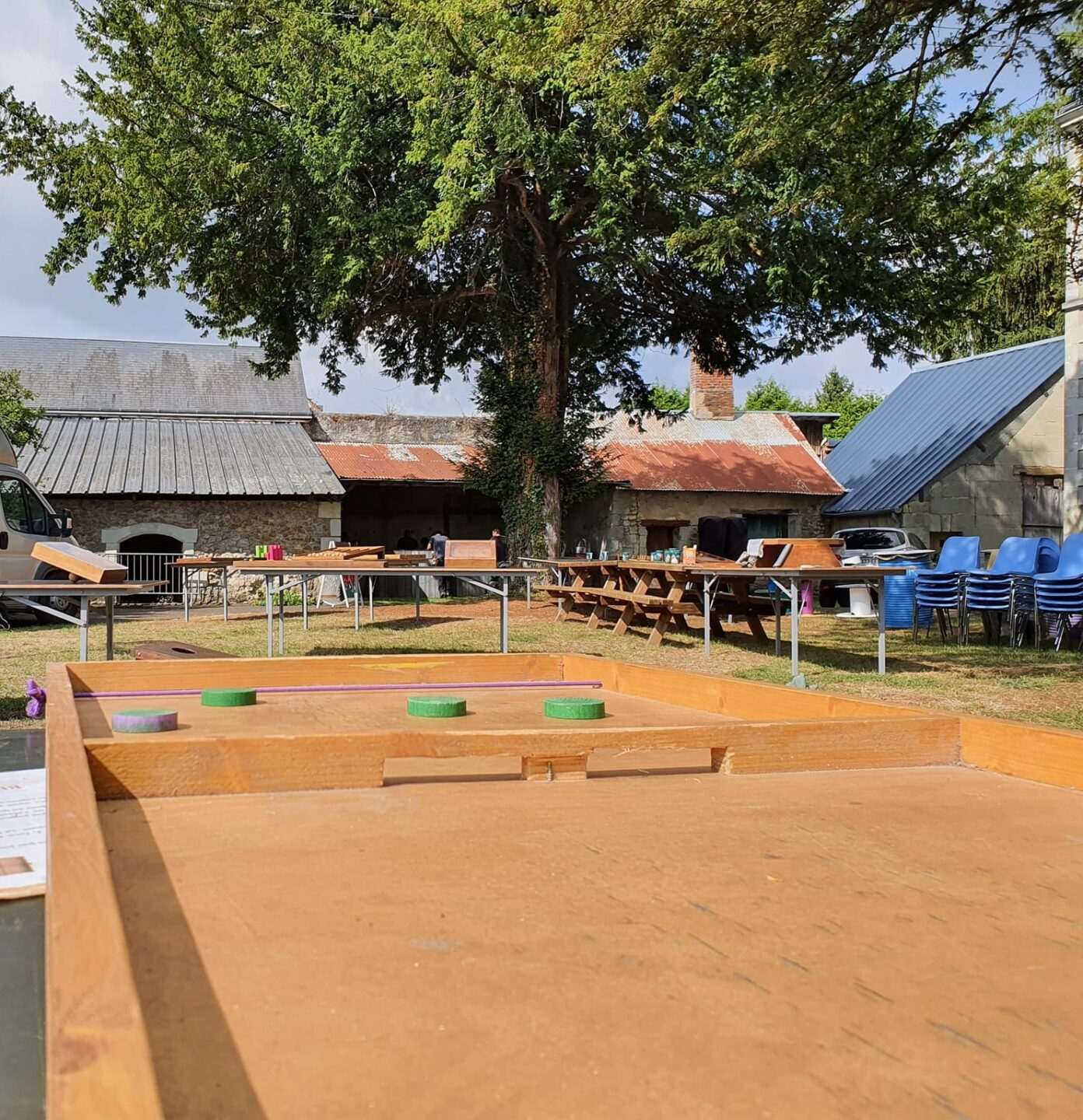 Après midi Jeux géants en bois, lectures et détente Neuvy-le-Roi