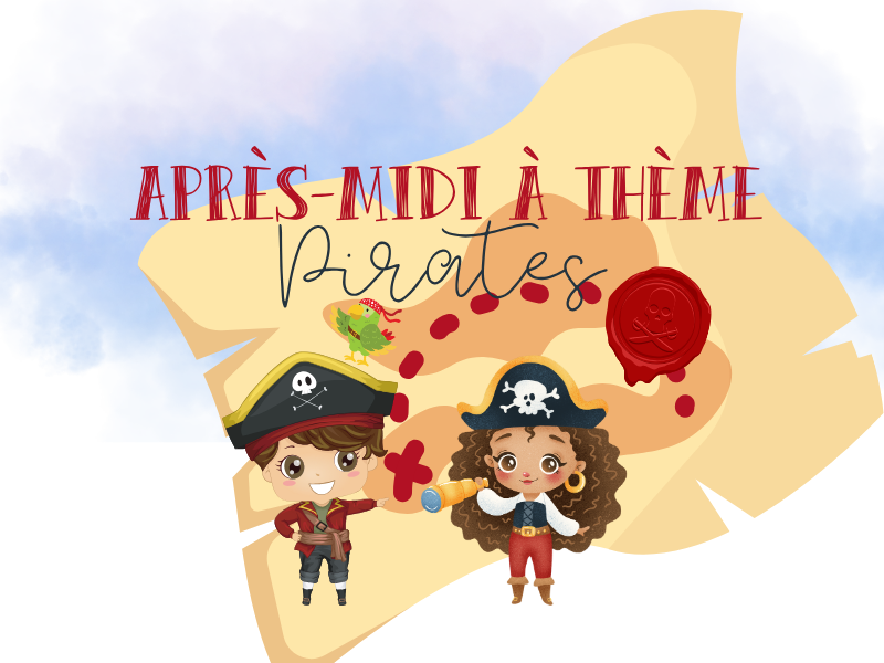 Après-midi pirates Atelier pour enfants Chez Tatie Granville