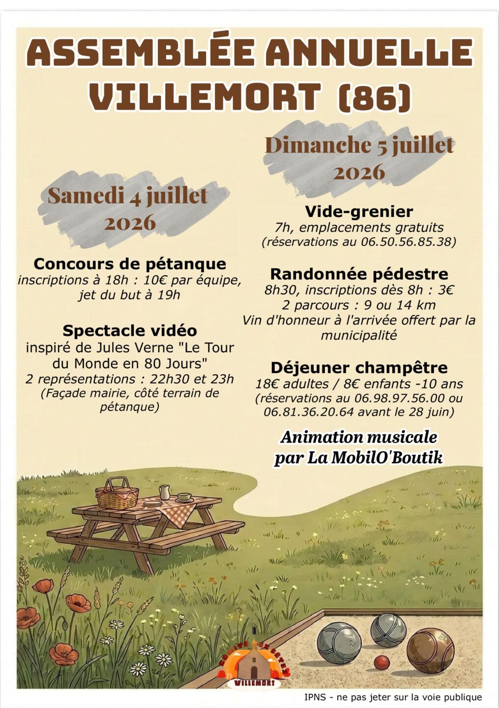 ASSEMBLEE annuelle de VILLEMORT Villemort