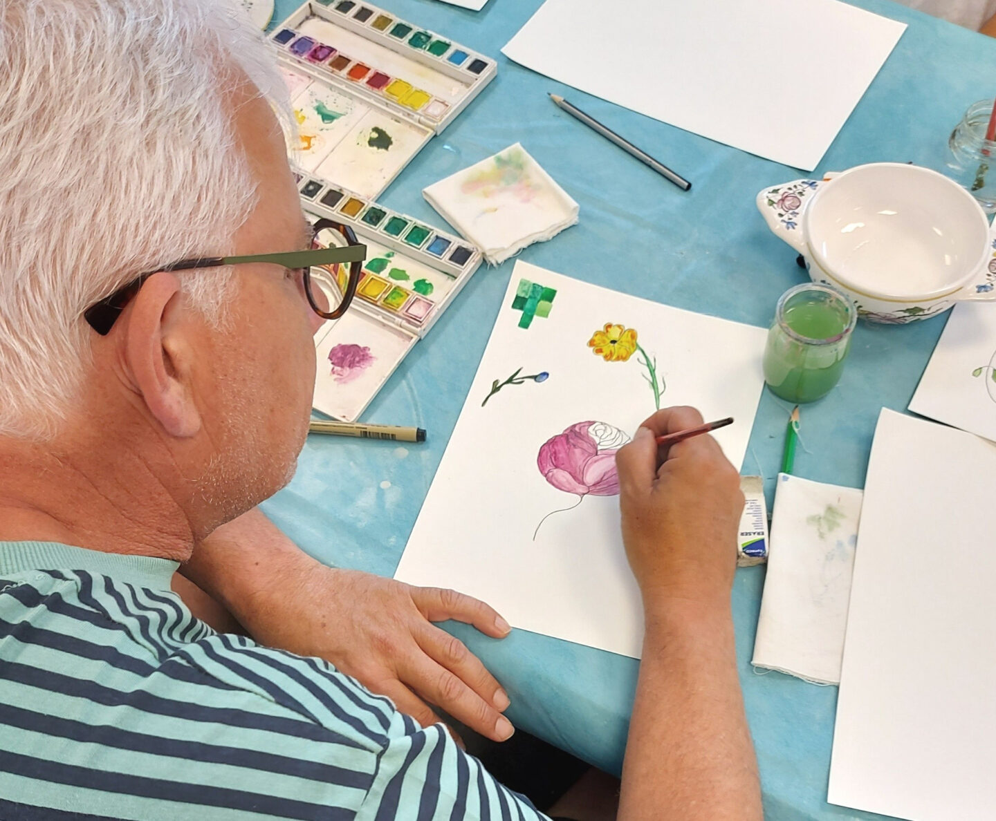 Atelier aquarelle Musée de Samadet Samadet