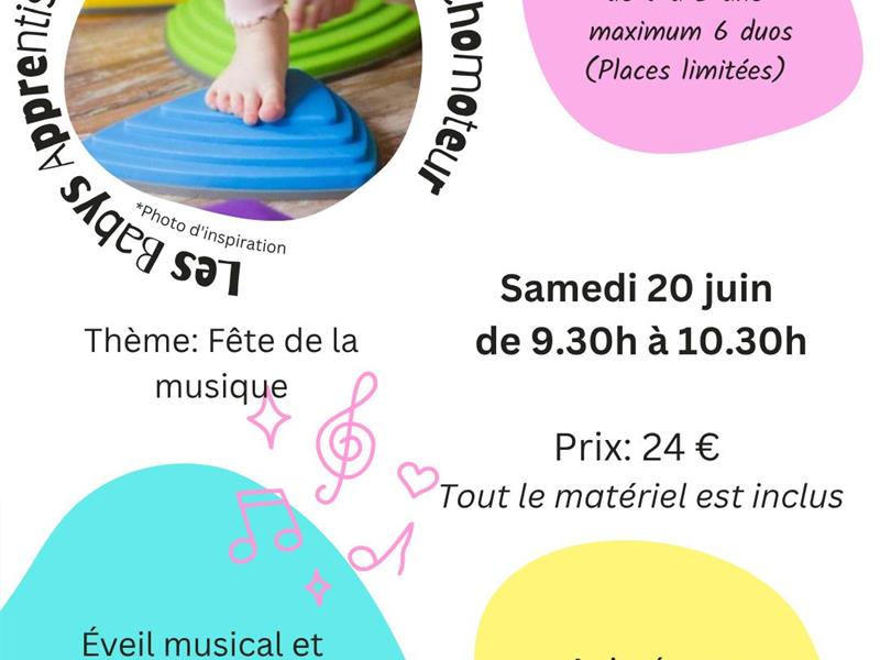 Atelier Babys Musiciens Parking de la ZAC du Match Hettange-Grande