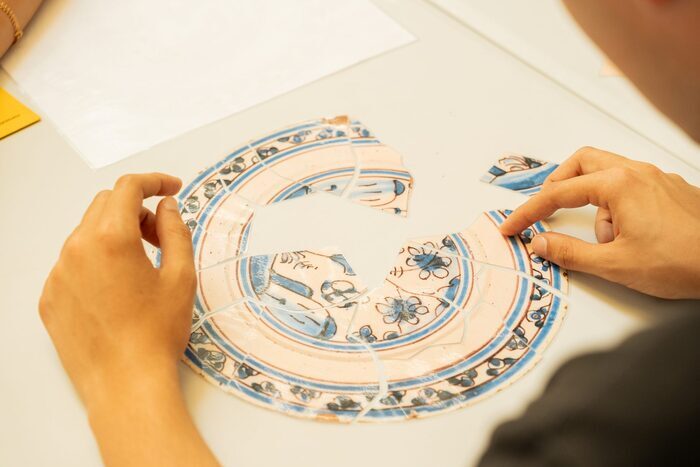Atelier Ce plat est en morceaux, Museu de Lisboa – Teatro Romano, Lisbon