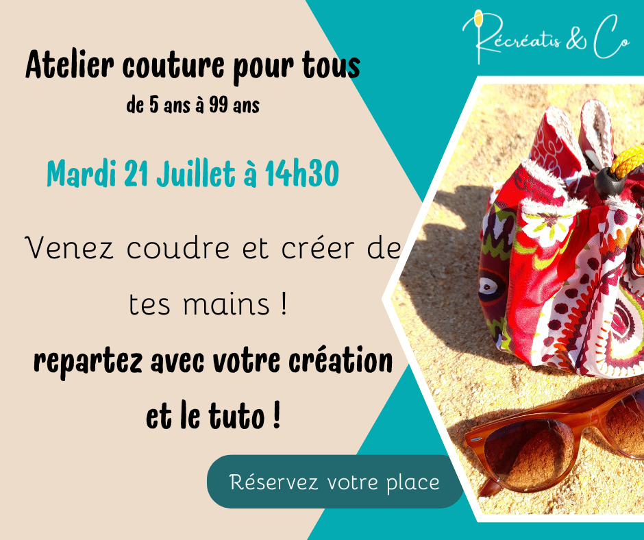 Atelier couture Adultes et Enfants Villamblard