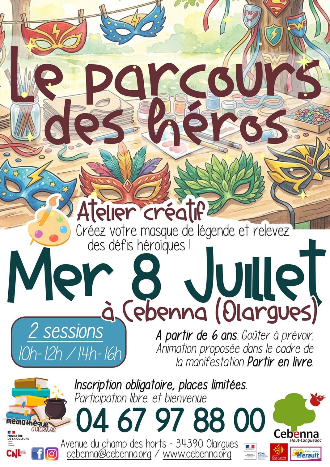 ATELIER CRÉATIF LE PARCOURS DES HÉROS  Olargues