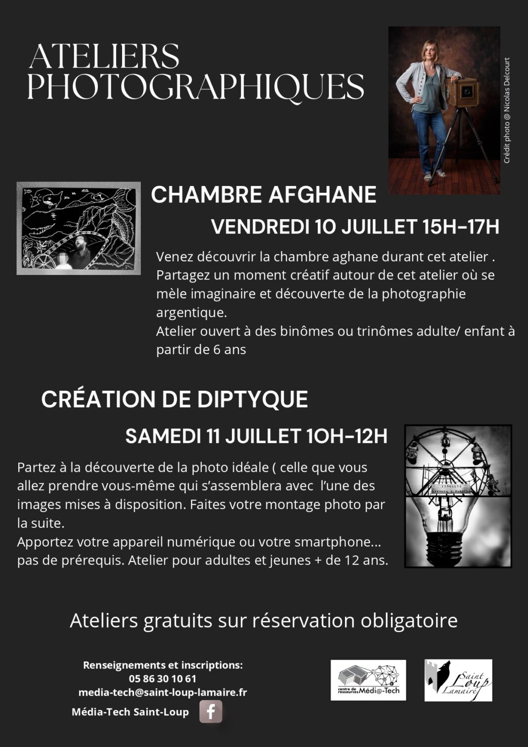 Atelier création de diptyque  Saint-Loup-Lamairé