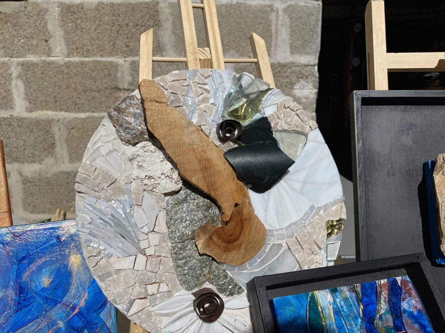 Atelier création mosaïques Loubieng