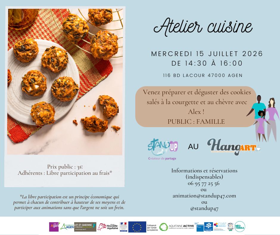 Atelier cuisine Hang&rsquo;Art Agen