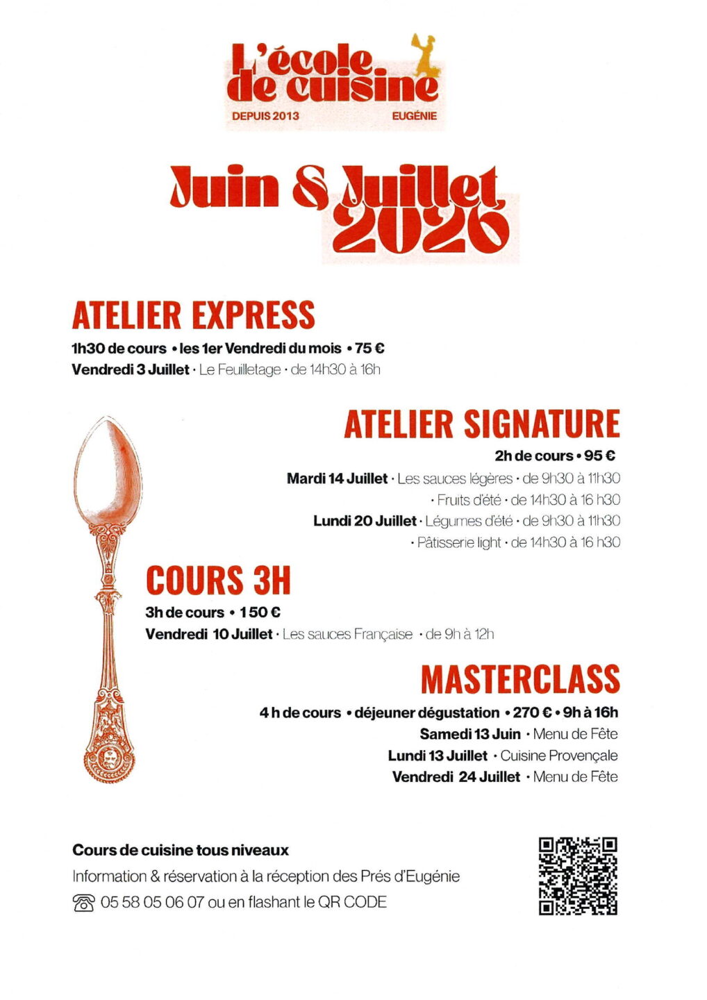 Atelier cuisine signature  Eugénie-les-Bains