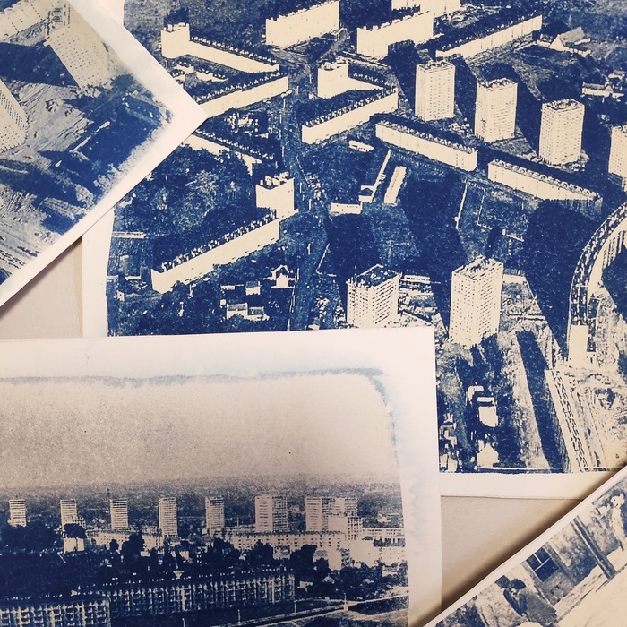 Atelier cyanotype Place de la Mairie Rennes