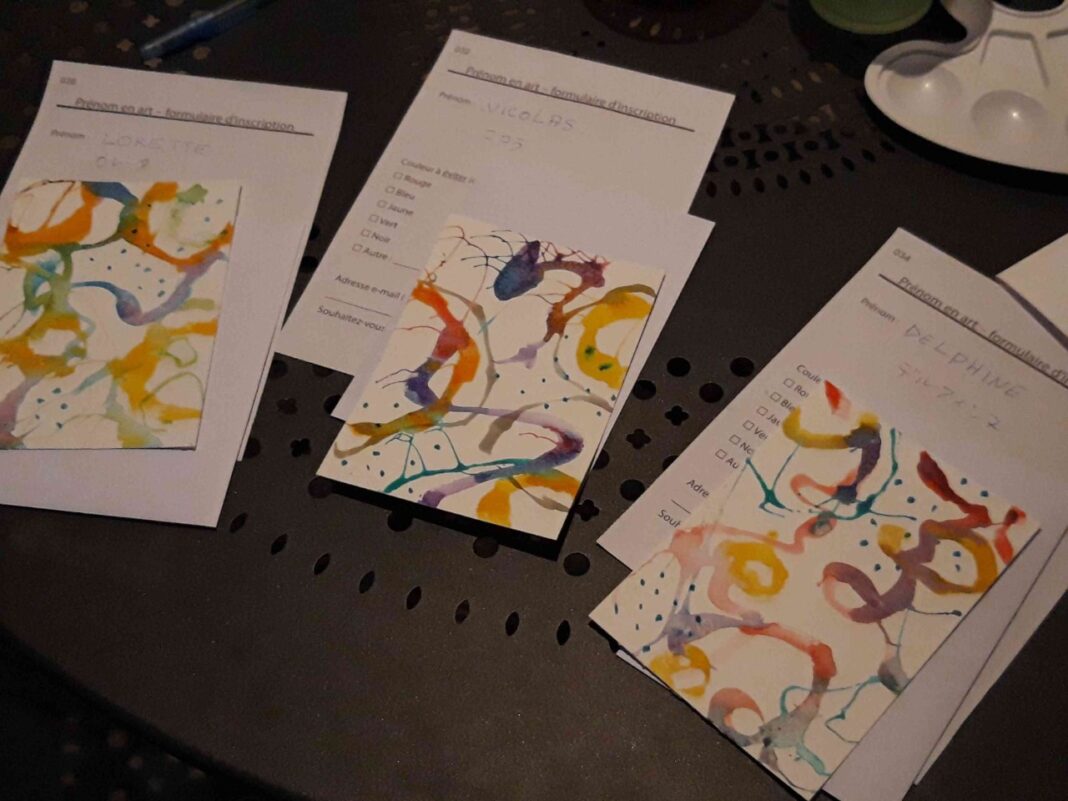 Atelier d’art japonais Prénoms en art Loches