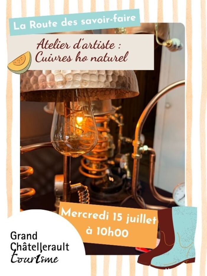 Atelier d'artiste Cuivres Ho Naturel 13 rue Abbé Péan Châtellerault 2026-07-15