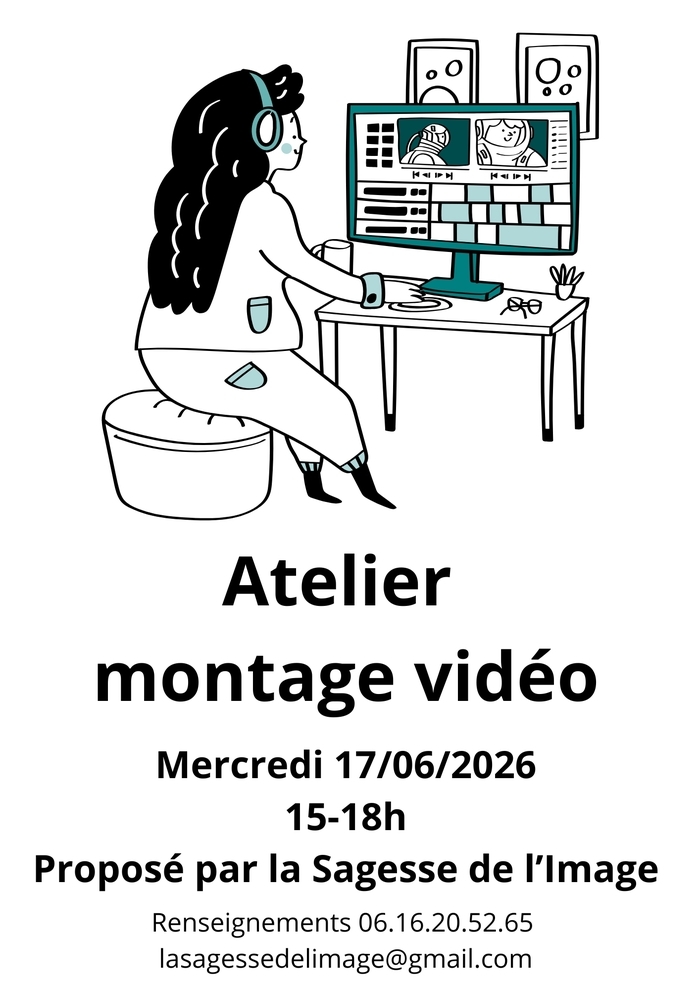 Atelier de montage vidéo, Maison de quartier Bottière, Nantes