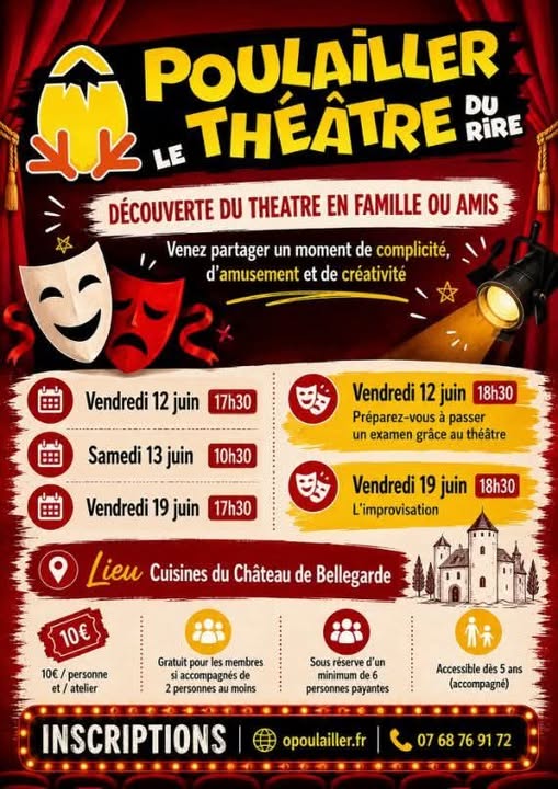 Atelier découverte du théâtre Bellegarde
