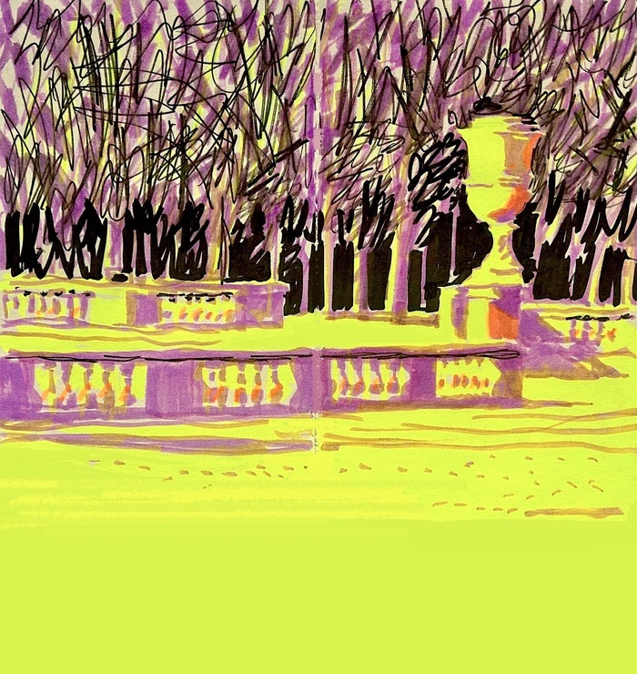 Atelier : dessiner la lumière, Jardins de la Fontaine, Nîmes
