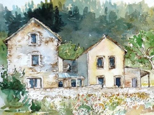 ATELIER D’INITIATION DESSIN NATURALISTE ET AQUARELLE Pont de Montvert Sud Mont Lozère