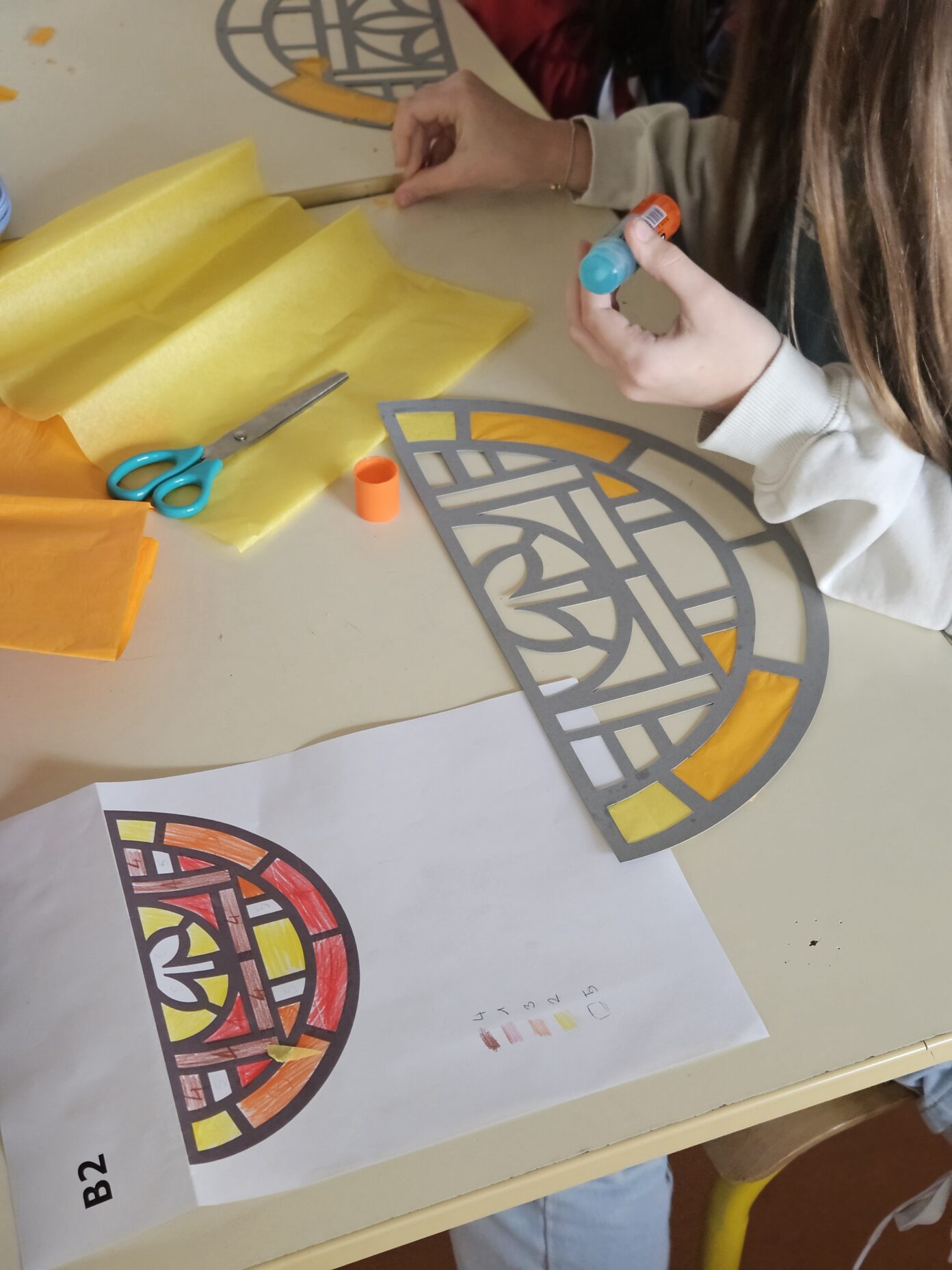 Atelier enfant 4-6 ans Mon vitrail coloré  Limoges