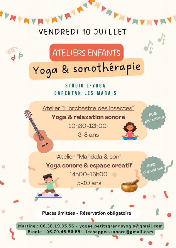 Atelier enfants Yoga & espace créatif Carentan-les-Marais