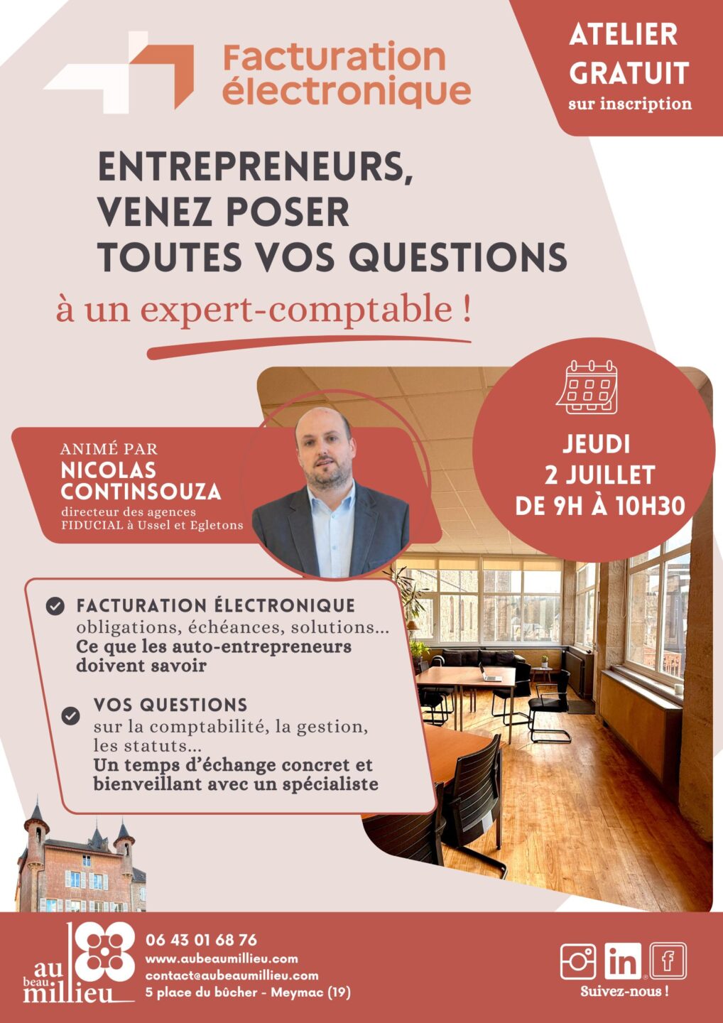 Atelier facturation électronique entrepreneurs