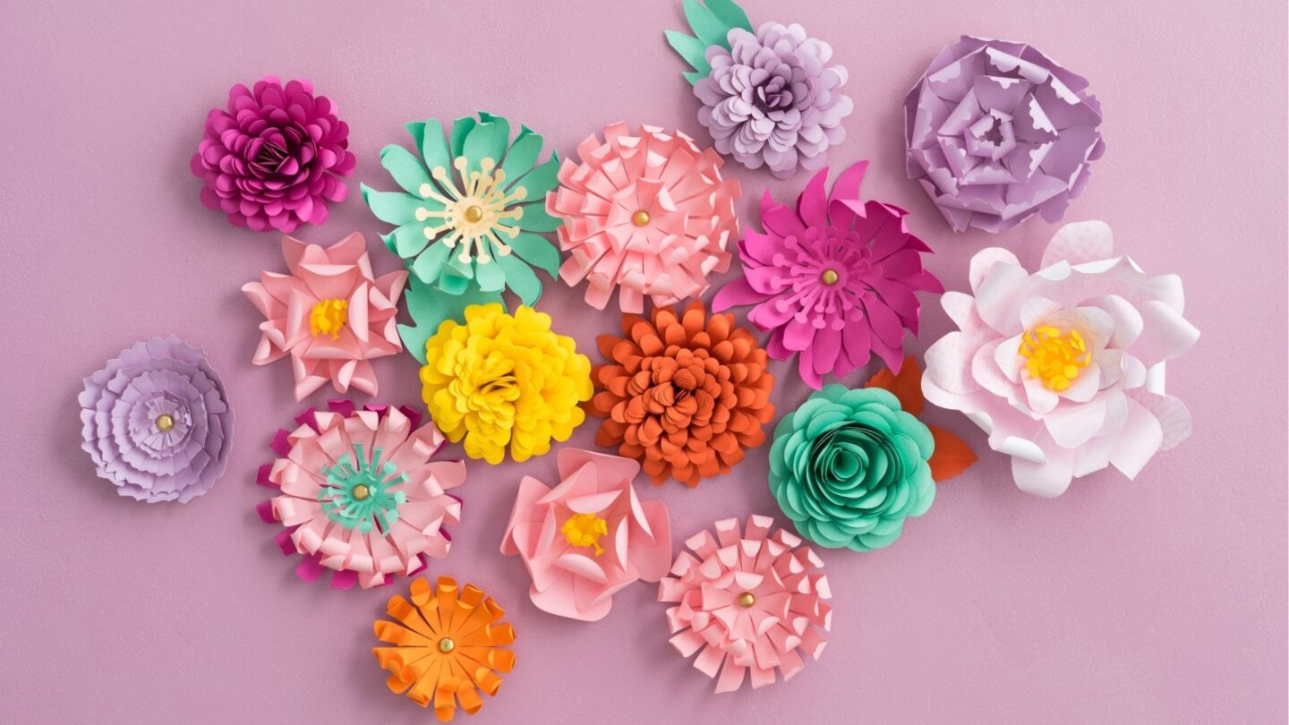 Atelier Fleurs en papier Ronron et Gourmandises Orthez