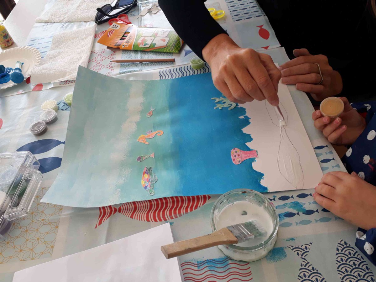 Atelier Jeune Public Plongeons dans les couleurs Lion-sur-Mer
