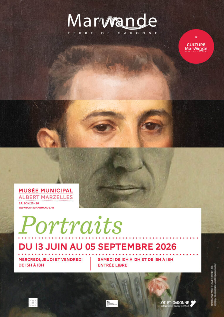 Atelier Jeunes au Musée Marzelles Graffe ce portrait ! Musée Marzelles Marmande
