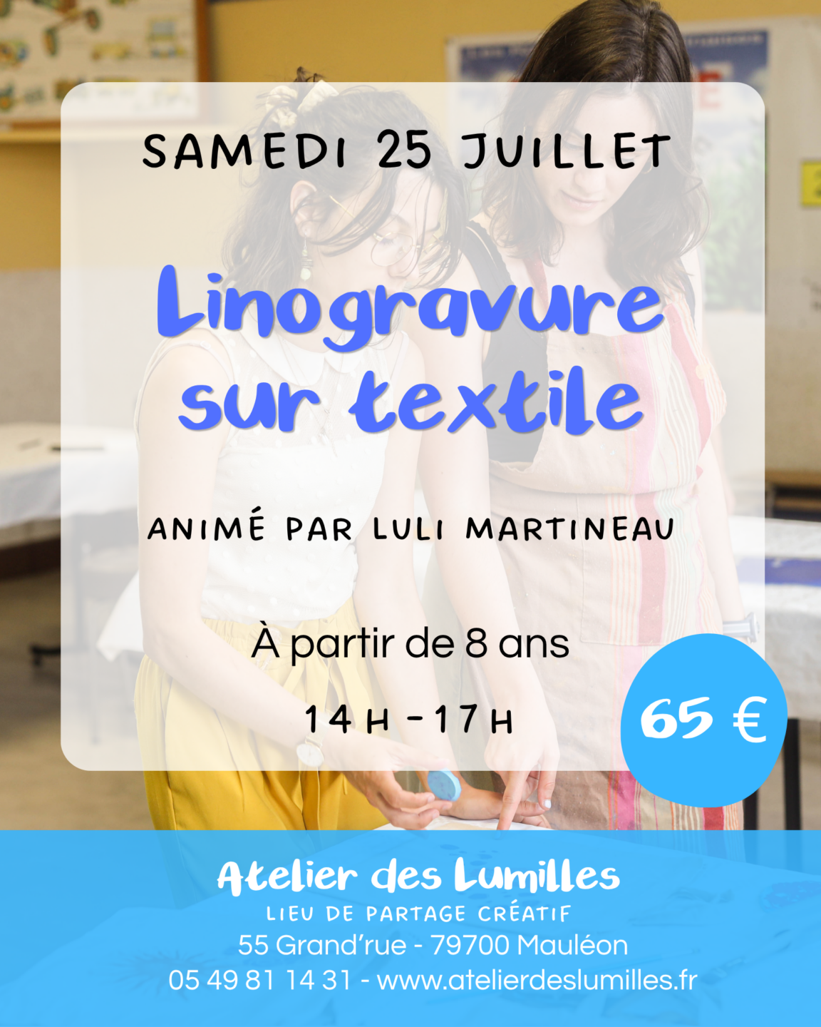 Atelier Linogravure Atelier des Lumilles Mauléon