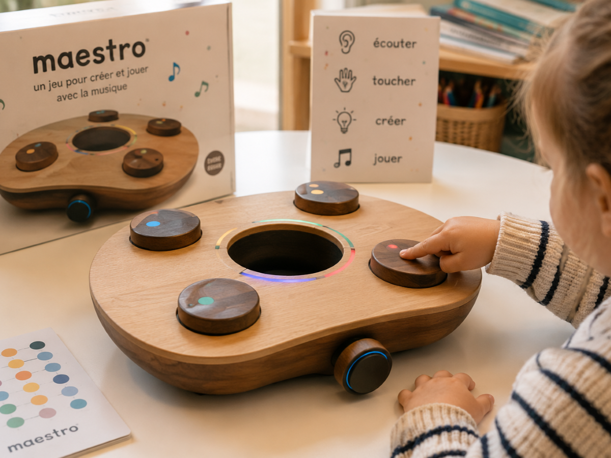 Atelier Maestro création musicale ludique sans écran Gouville-sur-Mer