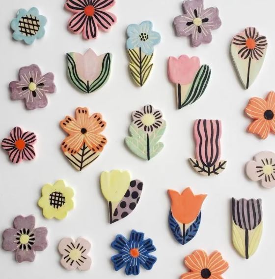 Atelier Magnets fleuris Centre culturel J-P-Fabrègue Saint-Yrieix-la-Perche