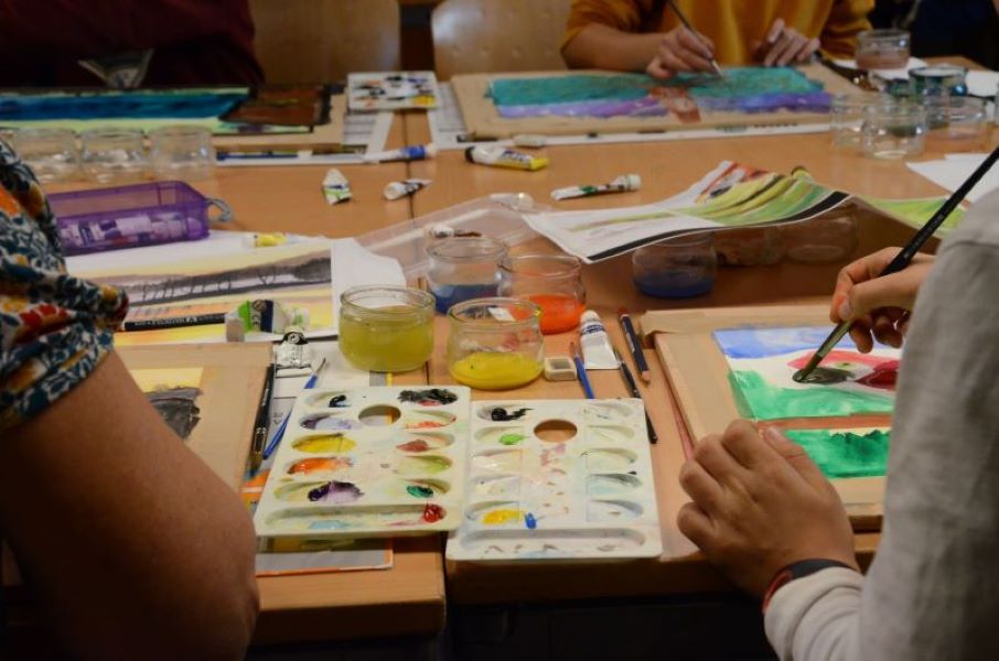 Atelier-patrimoine (3-5 ans) paysages à l'aquarelle Le Tourp La Hague 2026-07-16