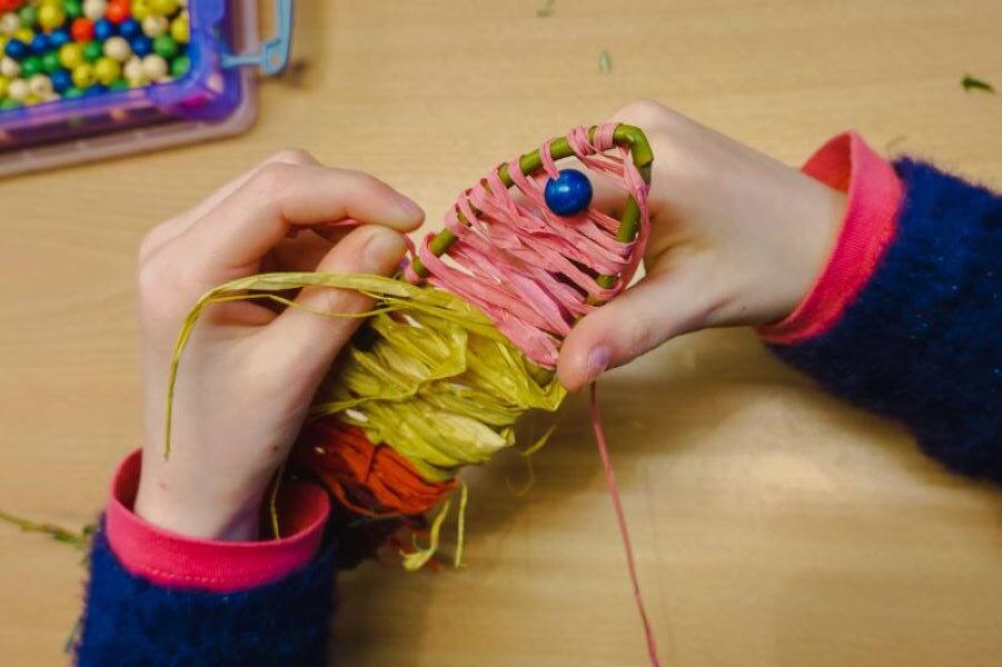 Atelier-patrimoine (3-5 ans) vannerie sauvage Le Tourp
